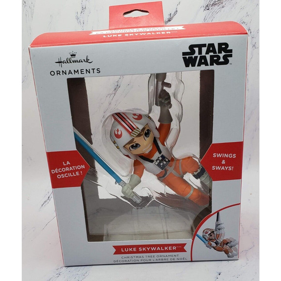 Hallmark Star Wars Luke Skywalker Ornament - Swings & Sways! - NIB - Picture 1 of 9